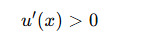 <ul><li><p>extra utility from one more unit</p></li><li><p>more money increases utility</p></li><li><p></p></li></ul><p></p>