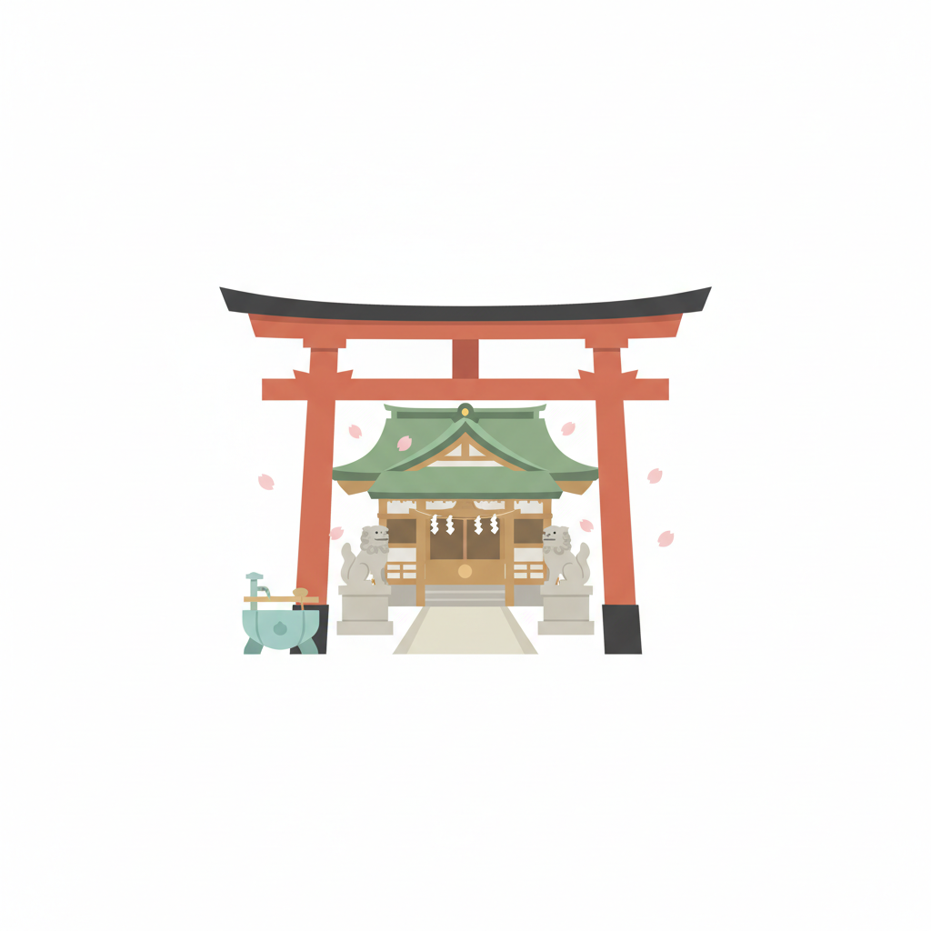 <p>ngôi đền<br><br>じんじゃにいきます。</p>
