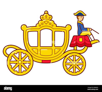 <p><strong>English words: </strong>a carriage ; a cart(for shopping)</p><p><strong>Personal Connection: </strong>A carriage is for the royal family. </p>
