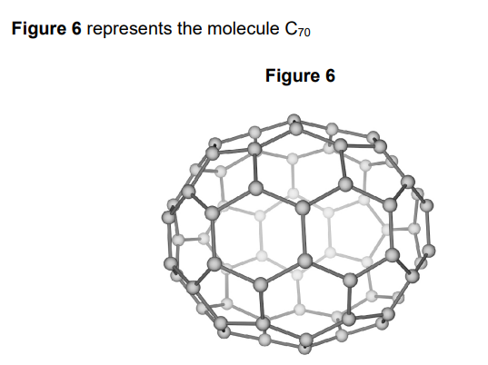 <p>2022: Molecules such as C70 can be used in medicine to move drugs around the body. </p><p>Suggest one reason why the C70 molecule is suitable for this use (1)</p>