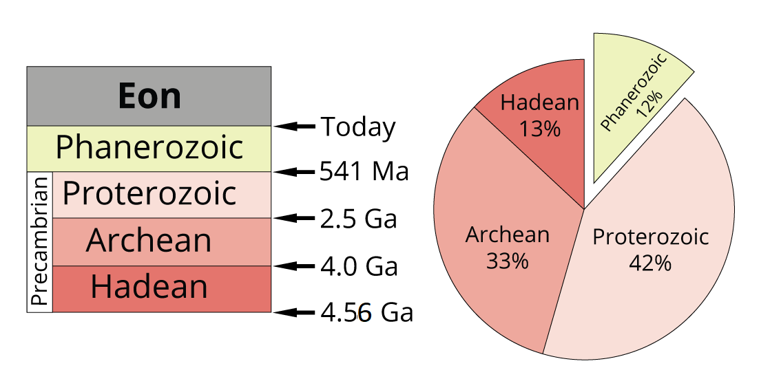 <p>What are the eons in the Geologic Time Scale?</p>