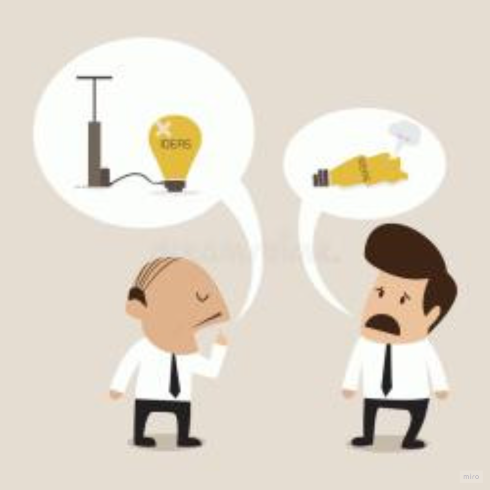 <p>He didn’t  ______ a new idea for the project.</p>