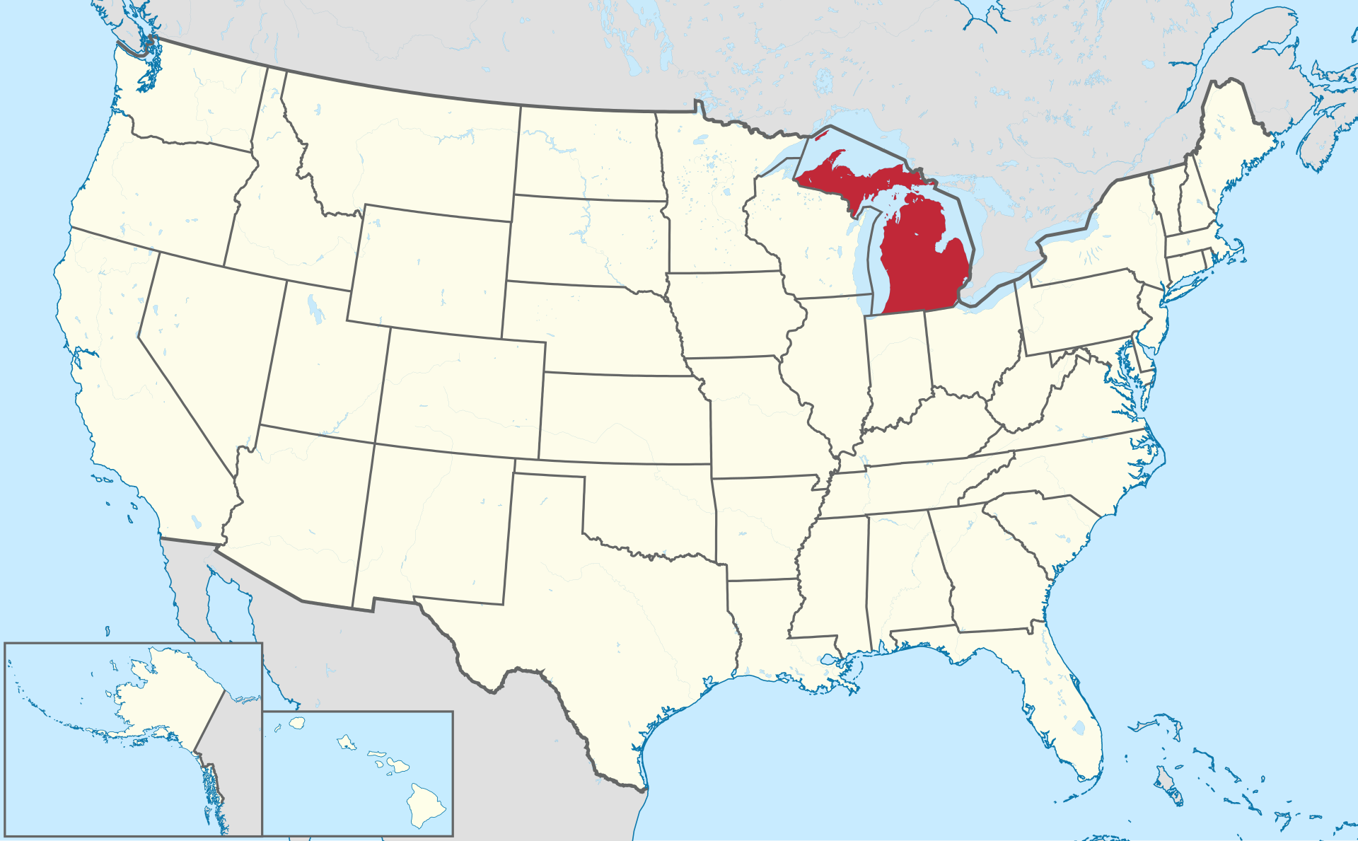 <p>Michigan</p>