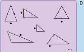 <p>Verzameling van driehoeken </p>