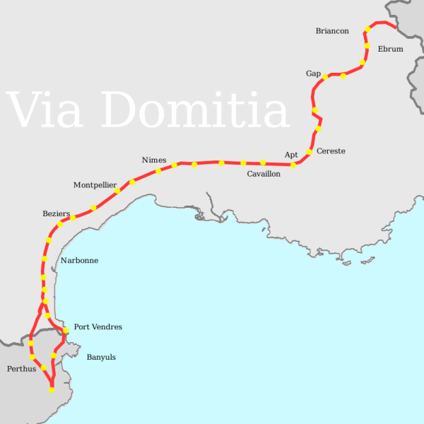 <p>Via Domitia </p>