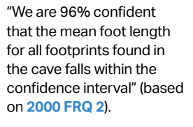 <p>We are C% confident that the confidence interval from ___ to ___  captures the population mean of (population mean in context)</p>