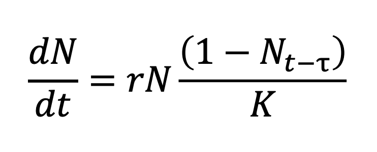 <ul><li><p>duration of lag or cycle depends on generation time</p></li></ul><p></p>