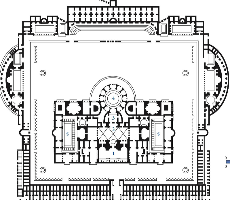 <p>Plan of the baths of Caracalla</p>