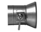 <p>Conical Spin-In w/ Damper & Stand Off</p>