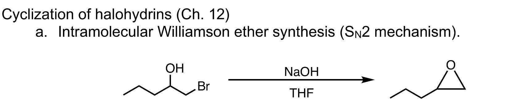 <p>Williamson Ether Synthesis</p>