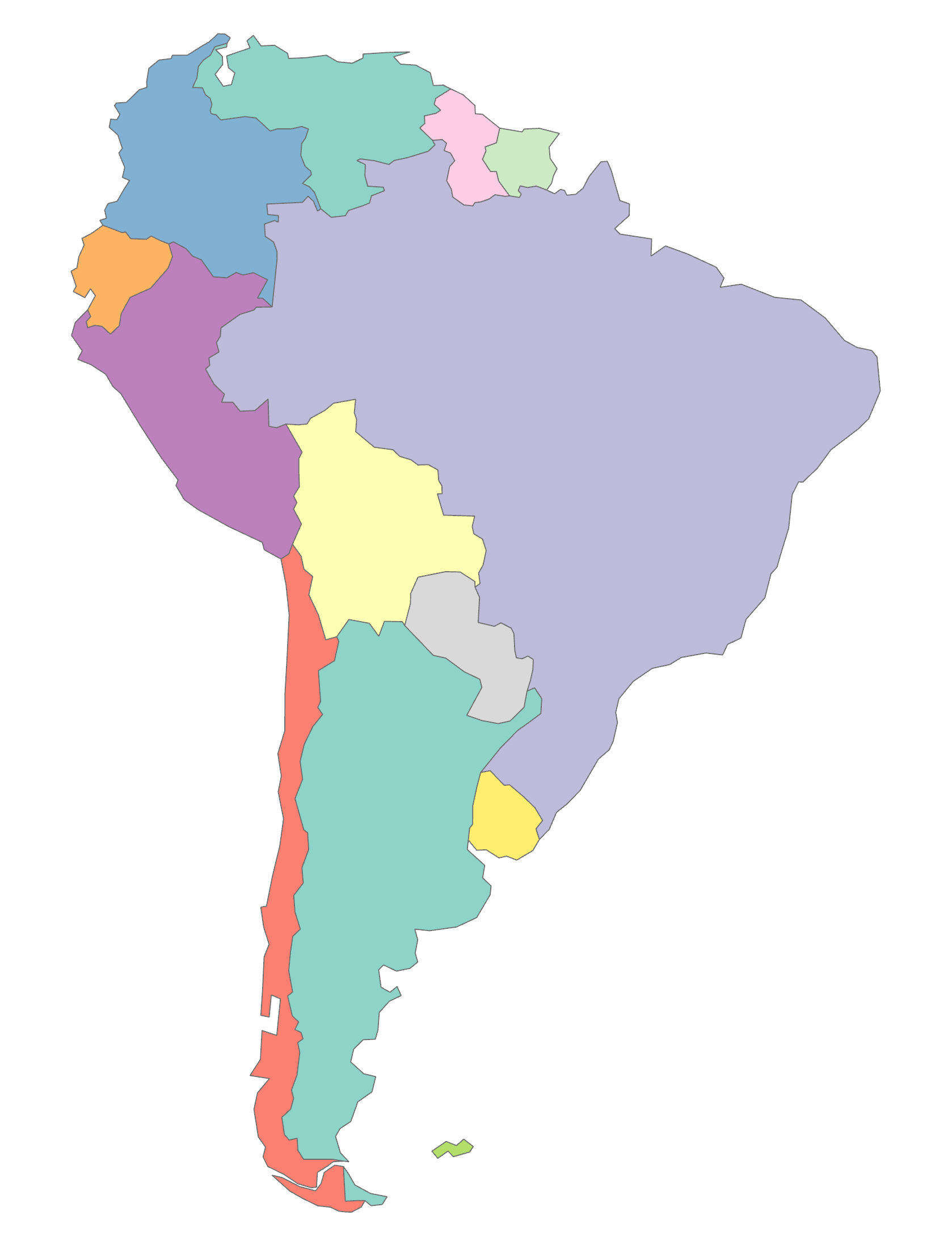 <p>south america</p>