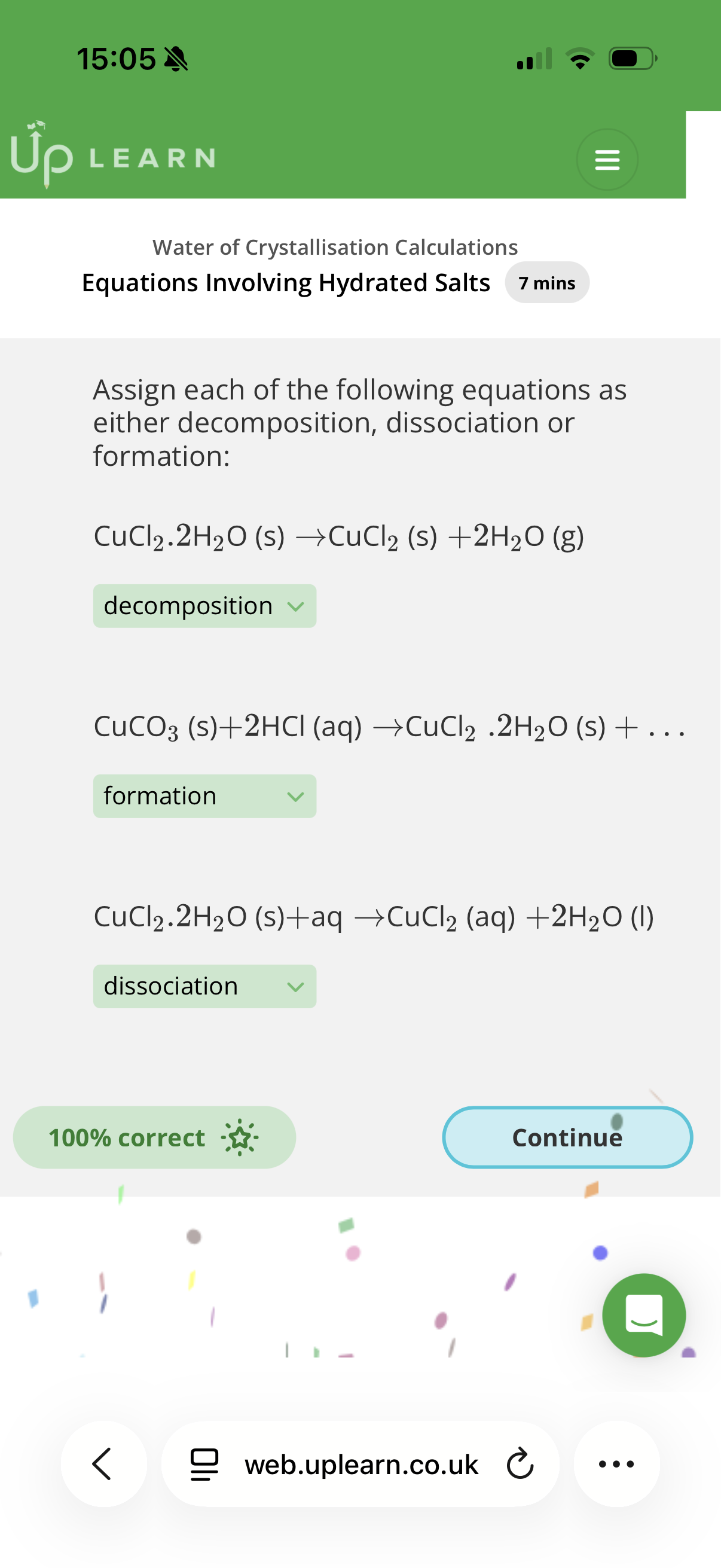 <ol start="2"><li><p>Decomposition, dissociation, formation</p></li></ol><p></p>