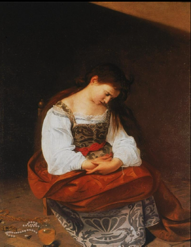 <p>Caravaggio, <em>Penitent Magdalene</em></p>