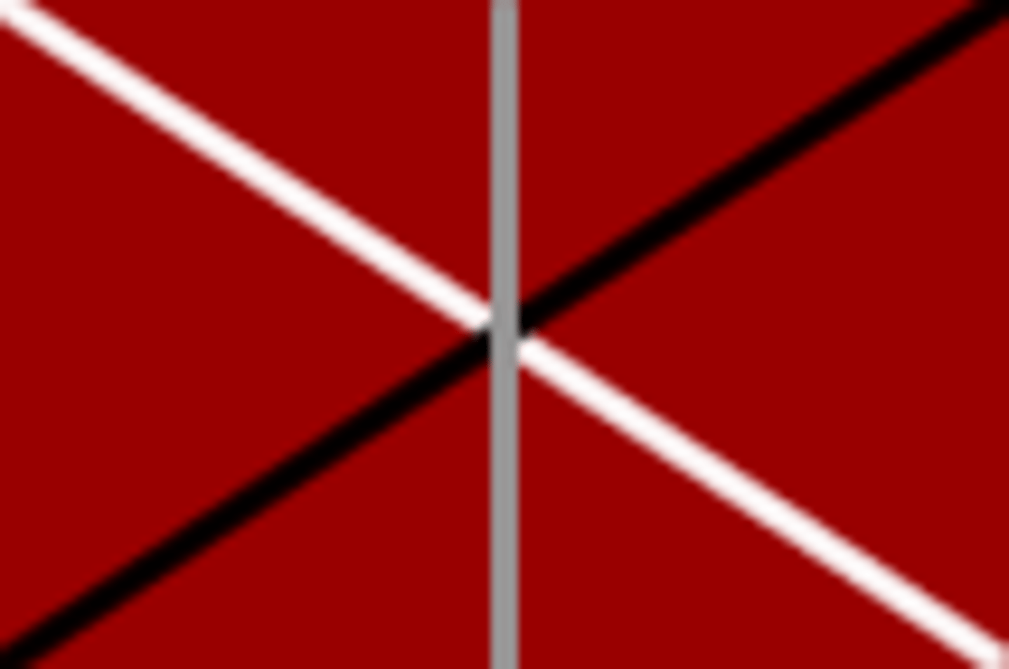 <p>two lines that cross at exactly one point</p>