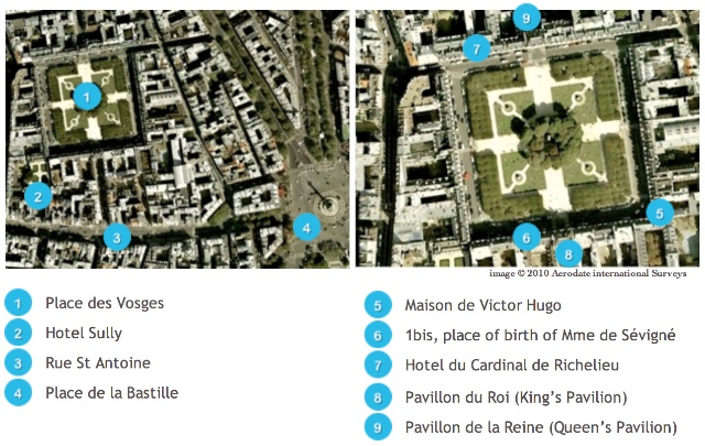 <p>inspo = italian piazza</p><p>1st planed urban housing proj/square in Paris (rectange enclosed by uniform row houses)</p><ul><li><p>like Palazzo Mayor</p></li><li><p>follow common design = harmony</p></li></ul><p></p><p>exclusive 4 residents</p><ul><li><p>Henry IV - 2 pavilion (N&amp;S)</p><ul><li><p>Two prominent <strong>pavilions</strong>:</p><ul><li><p><strong>Pavillon du Roi (King's Pavilion)</strong> to the south</p></li><li><p><strong>Pavillon de la Reine (Queen's Pavilion)</strong> to the north</p></li></ul></li></ul></li><li><p>- each lot = nobility —> deigsned conformed</p><ul><li><p>4 bays wide 3 bays high brick</p></li></ul></li></ul><p></p><p></p><ul><li><p>Henri IV</p></li><li><p>Inspired by Italian piazzas</p></li><li><p>Uniform square enclosed by row houses</p></li><li><p>Two pavilions (King &amp; Queen)</p></li><li><p>Lots sold to nobility but façades had to conform</p></li><li><p>4 bays wide, 3 stories high</p></li><li><p>Brick + stone construction</p></li><li><p>Early example of planned urban design and centralized authority</p></li></ul><p></p>