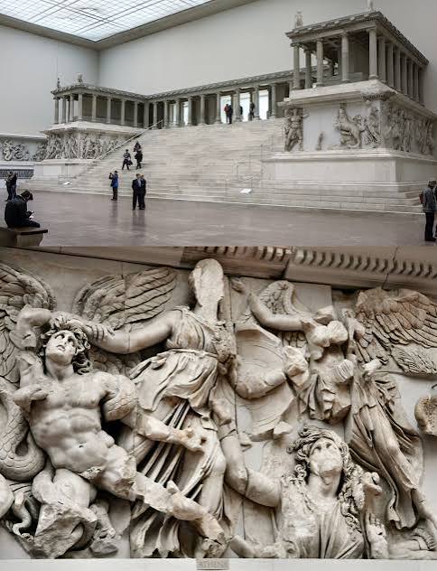 <p>Great Altar of Zeus and Athena at Pergamon</p>