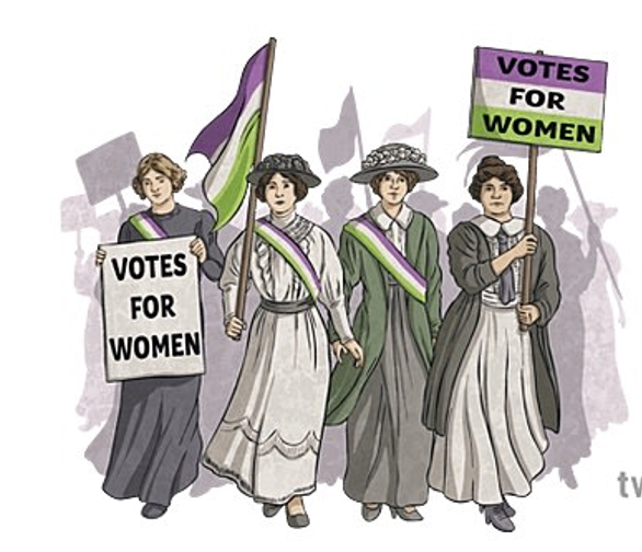 <p>The Suffragettes</p>