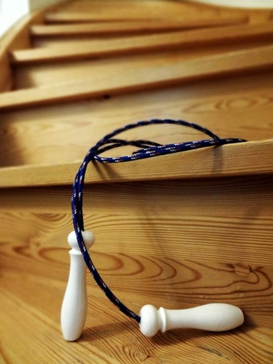 <p>une corde à sauter</p>