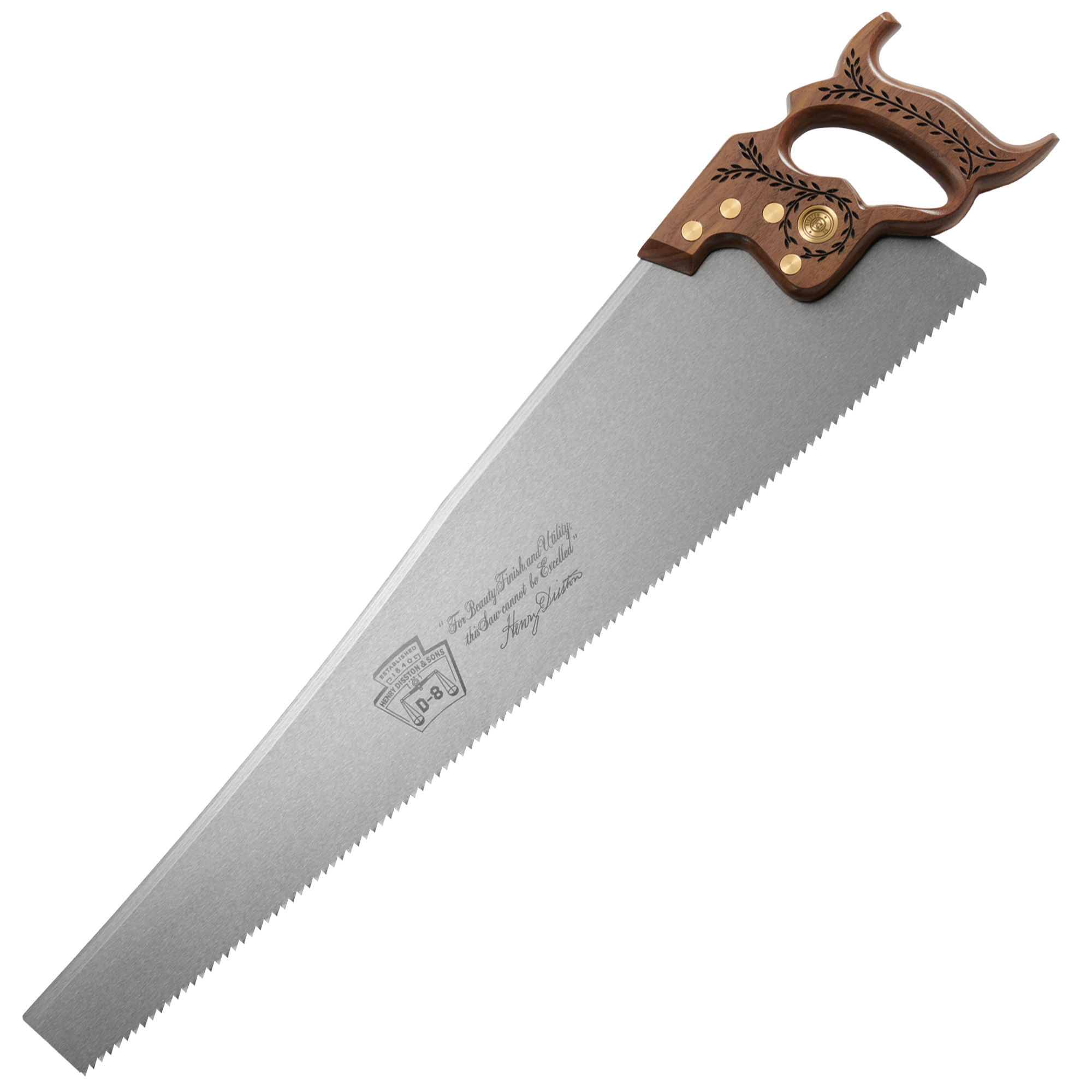 <p>Hand saw used for cutting along wood grain, with chisel-shaped teeth and 4–7 teeth per inch for fast, aggressive cutting.</p>