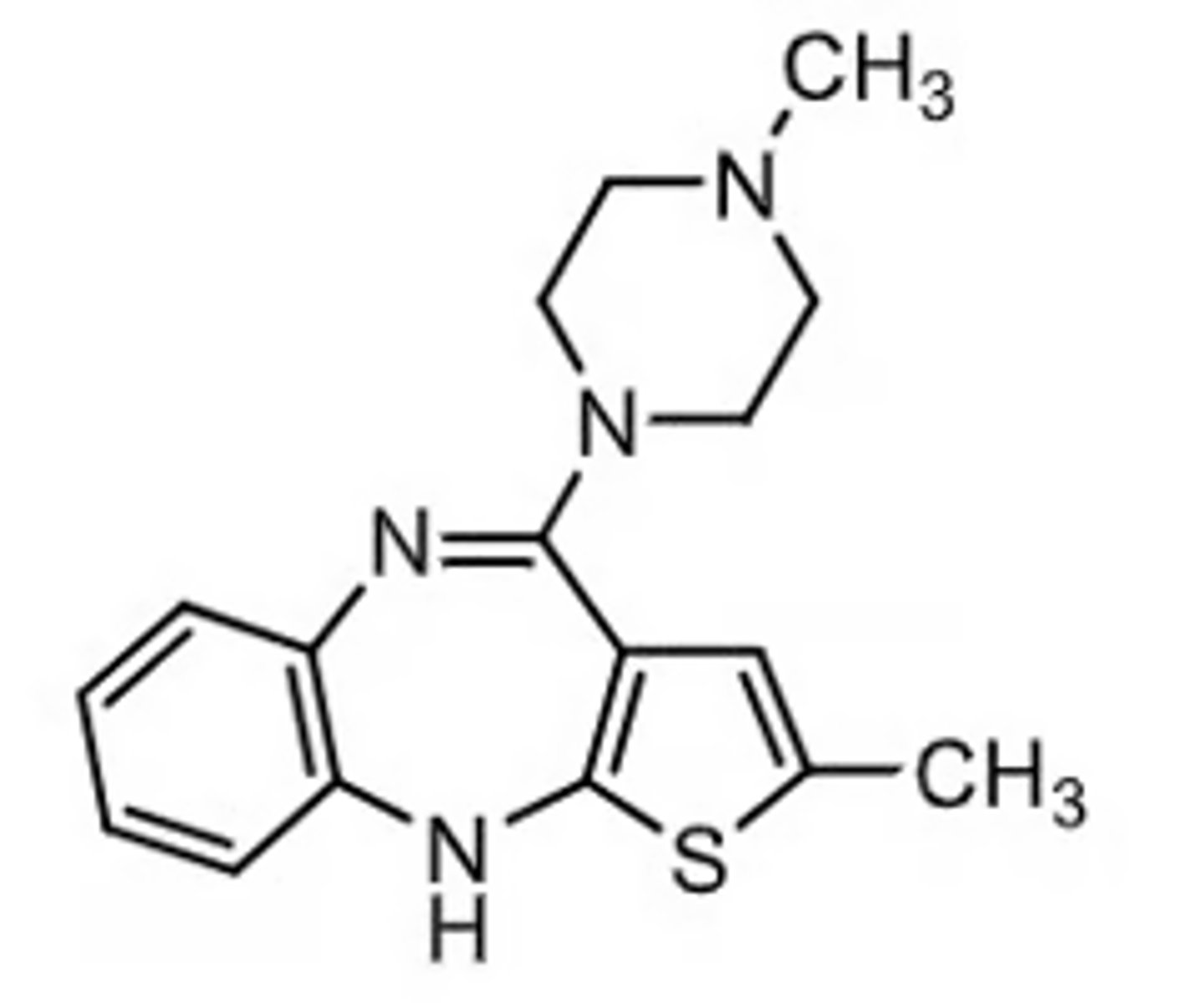 <p>olanzapine</p>