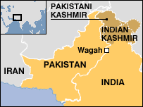 <p>crossing spot between india and pakistan </p>