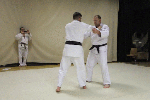 <p>Minor inner reaping throw</p>