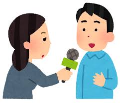 <p>to conduct an interview</p>