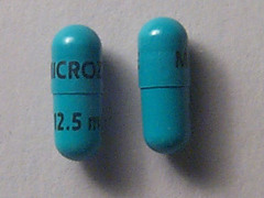 <p>Brand: Microzide</p><p>Class: Thiazide diuretic</p><p>Drug Interaction: Can increase Digoxin activity</p><p>Indication: Antihypertensives</p><p>Schedule: NCLM</p>