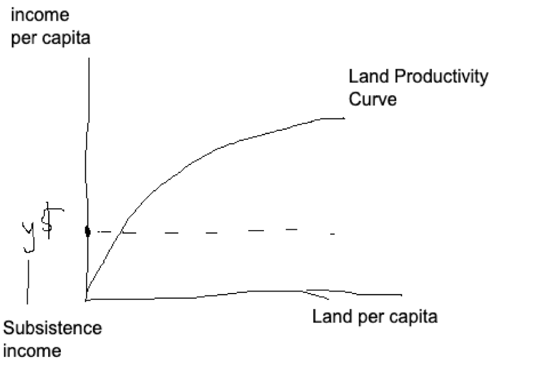 <p></p><p></p><p></p><p>Most people tend to have fewer children as they tend to be wealthier (not the case prior the industrial revolution)</p>