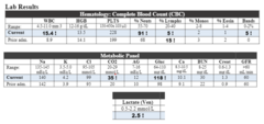 <p>Which lab results are recognized as most important and clinically significant?</p>