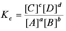 <p>equilibrium constant (Kc) equal reaction quotient (Qc) at equilibrium</p>