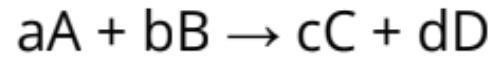 <p>How would a rate law look like from this reaction? </p>