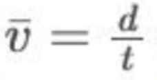 <p>velocity = displacement over time, only when the initial displacement is zero</p>