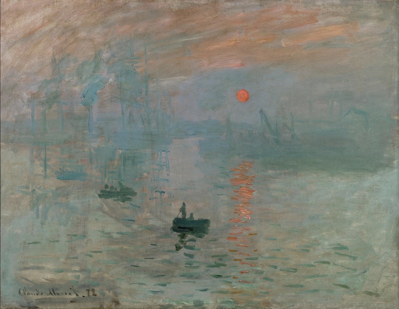 <p>Impression, Sunrise, Claude Monet</p>