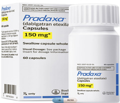 <p>Dabigatran</p><p>Direct thrombin inhibitor anticoagulant </p><p>Stroke, systemic embolism</p>
