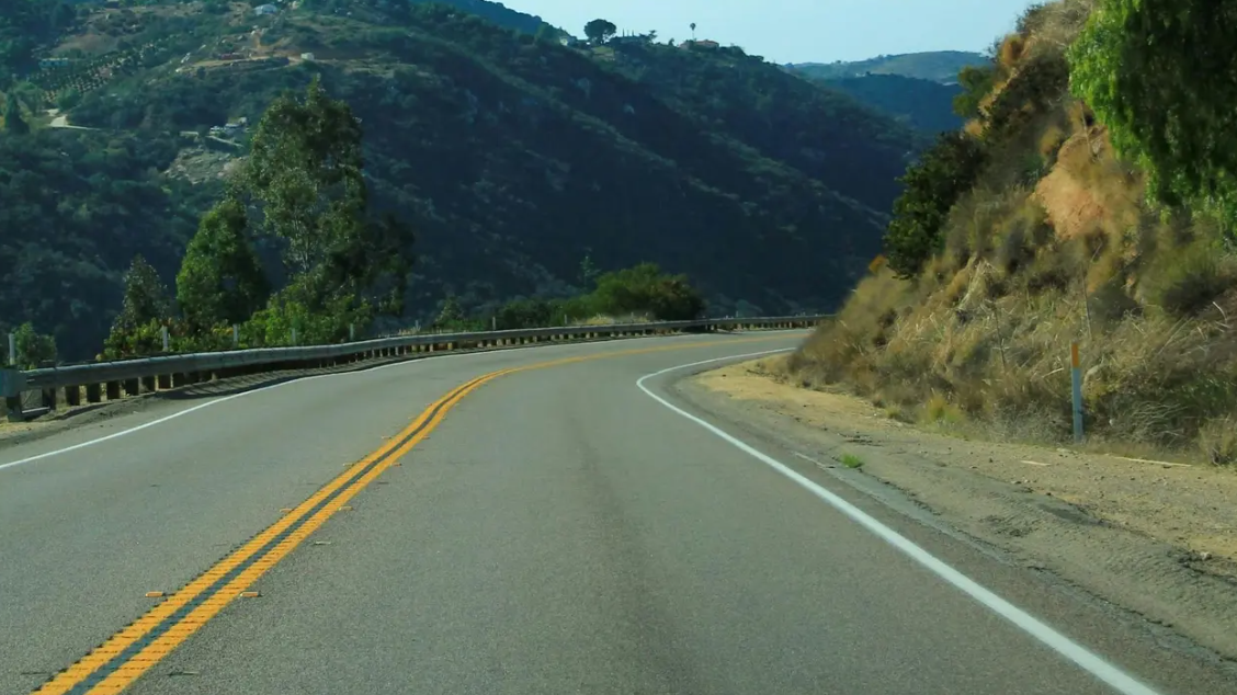 <p>You are driving on a two-way road. When is passing permitted to the left?</p>