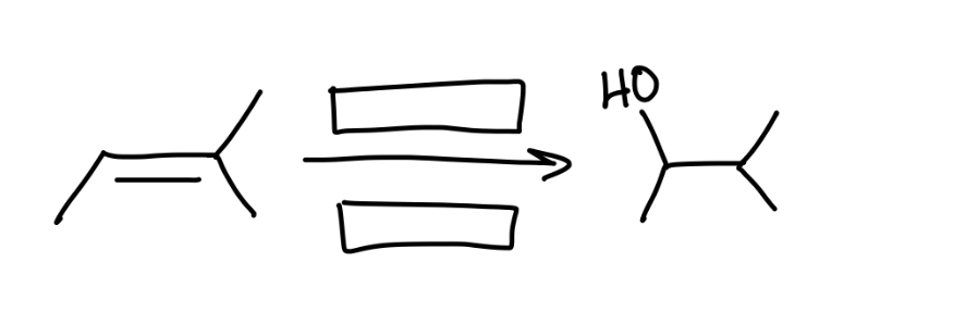 <p>What reagent(s) is/are needed for this reaction to occur?</p>