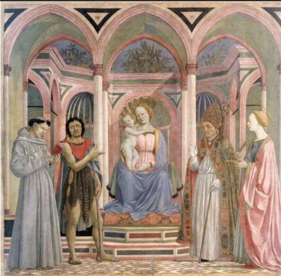 <p>The Madonna and Child with Saints</p>