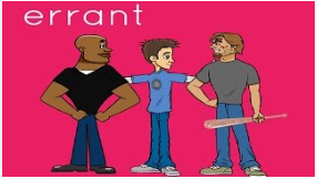 <p>straying from the right course or from accepted standards </p>