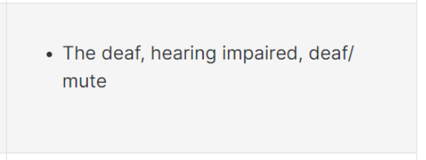 <p><strong>ACCEPTABLE OR UNACCEPTABLE LANGUAGE?</strong></p>