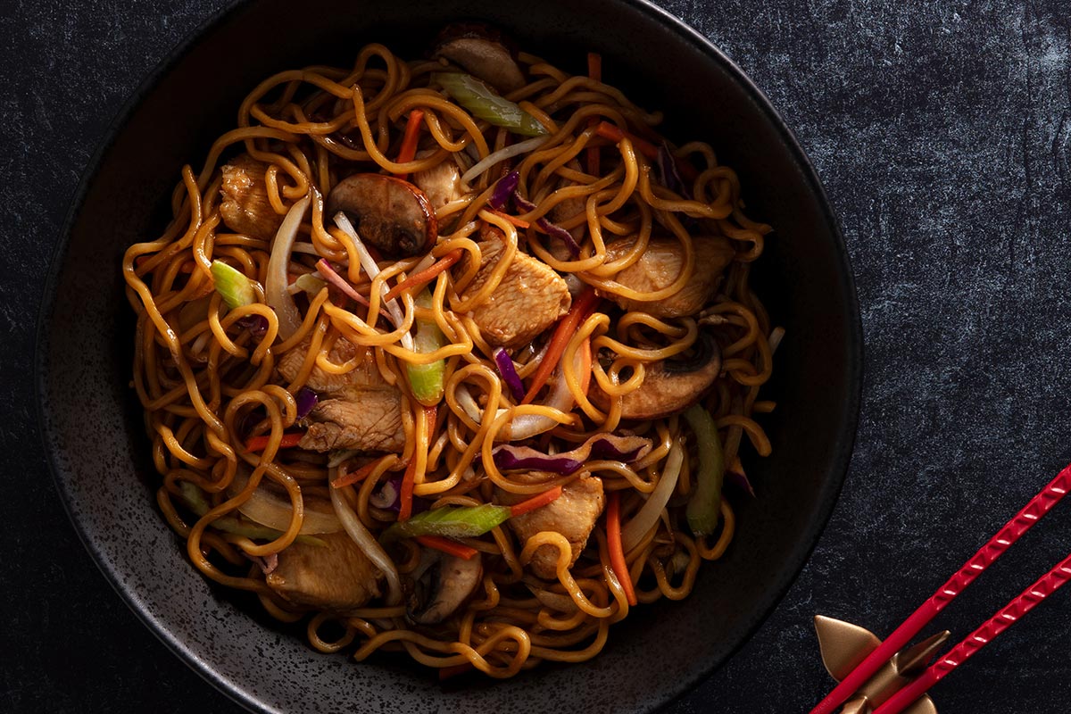 <p>Signature Lo Mein</p>