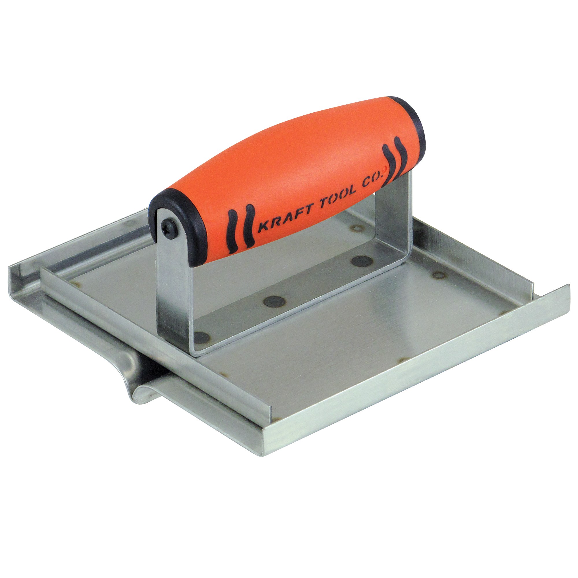 <p>Finishing tool used to form control grooves in freshly laid concrete, typically 2⅞ by 6 inches with ½-inch ridge depth and width.</p>