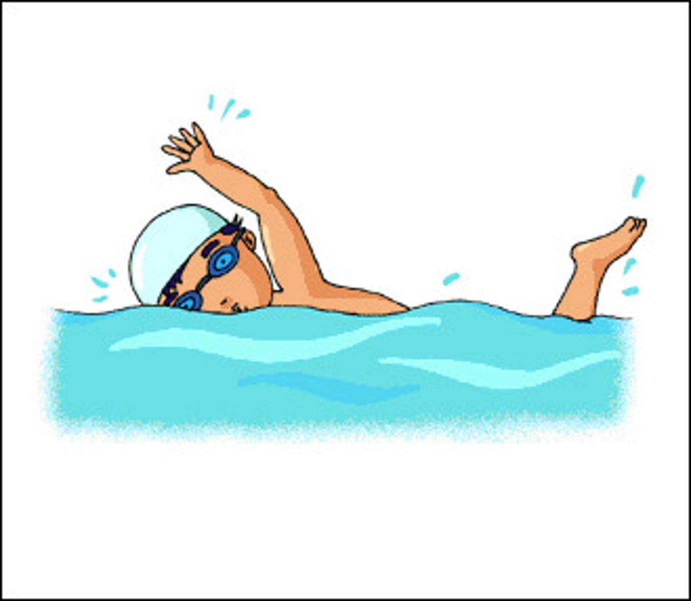 <p>to swim, I swim</p>