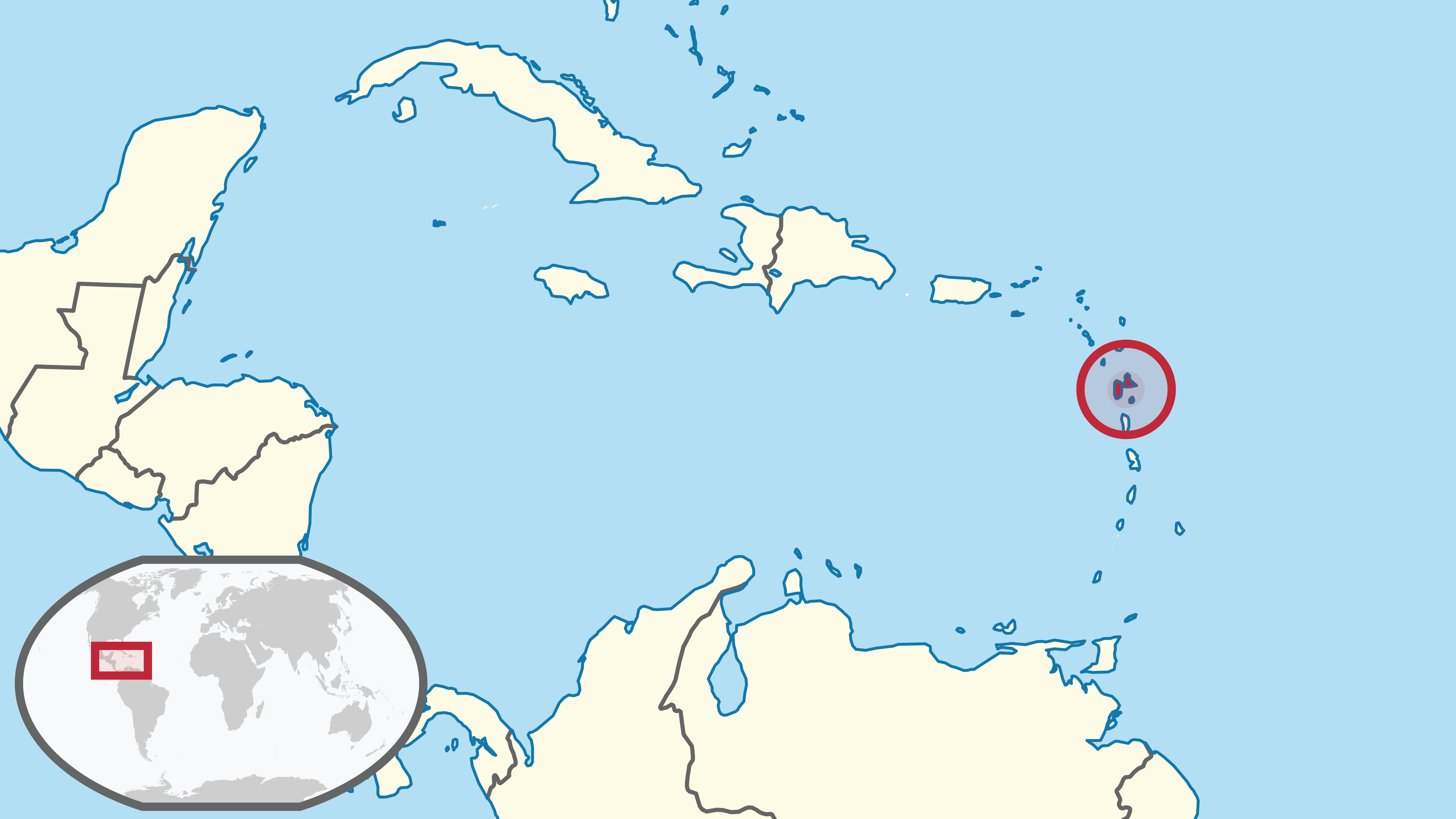 <p>Region: Caribbean (Lesser Antilles - Leeward Islands)</p>