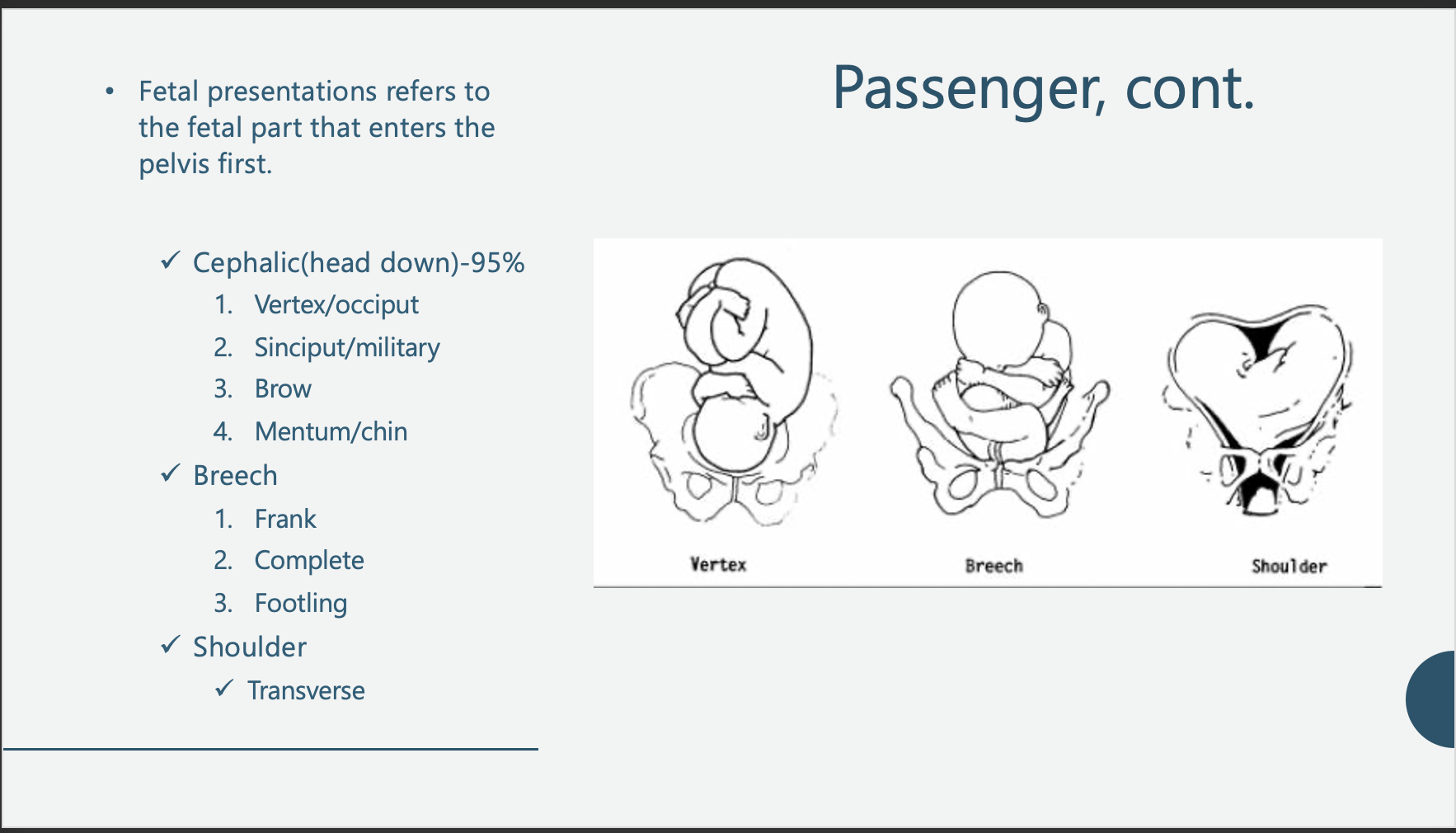<p>Fetal attitude refers to the position or posture of a baby in the womb. It describes how the baby is flexing or extending its body parts, such as the head, arms, and legs. The most common and ideal fetal attitude is when the baby is curled up with the chin tucked down towards the chest, arms, and legs pulled in close to the body. This helps the baby fit better through the birth canal during delivery.</p><p></p>
