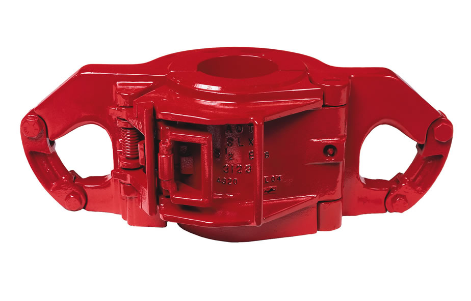 <p>Details: Large-bore, high-tonnage side-door square-shoulder elevator rated for 150 Tons to run heavy casing strings.</p>