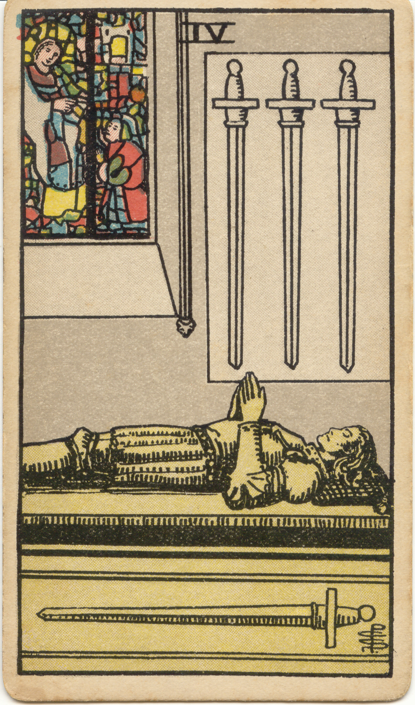 <p>Four of Swords</p>
