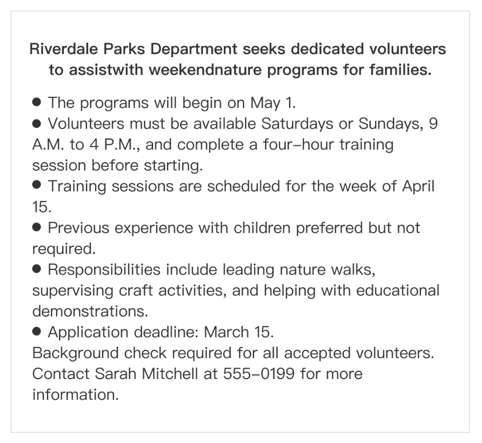 <p><span>What must volunteers do before they can start working?</span></p>