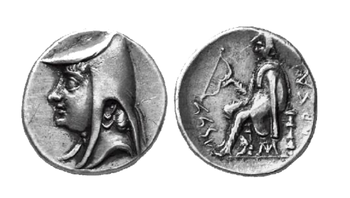 <p>Coin of Arsaces I</p>
