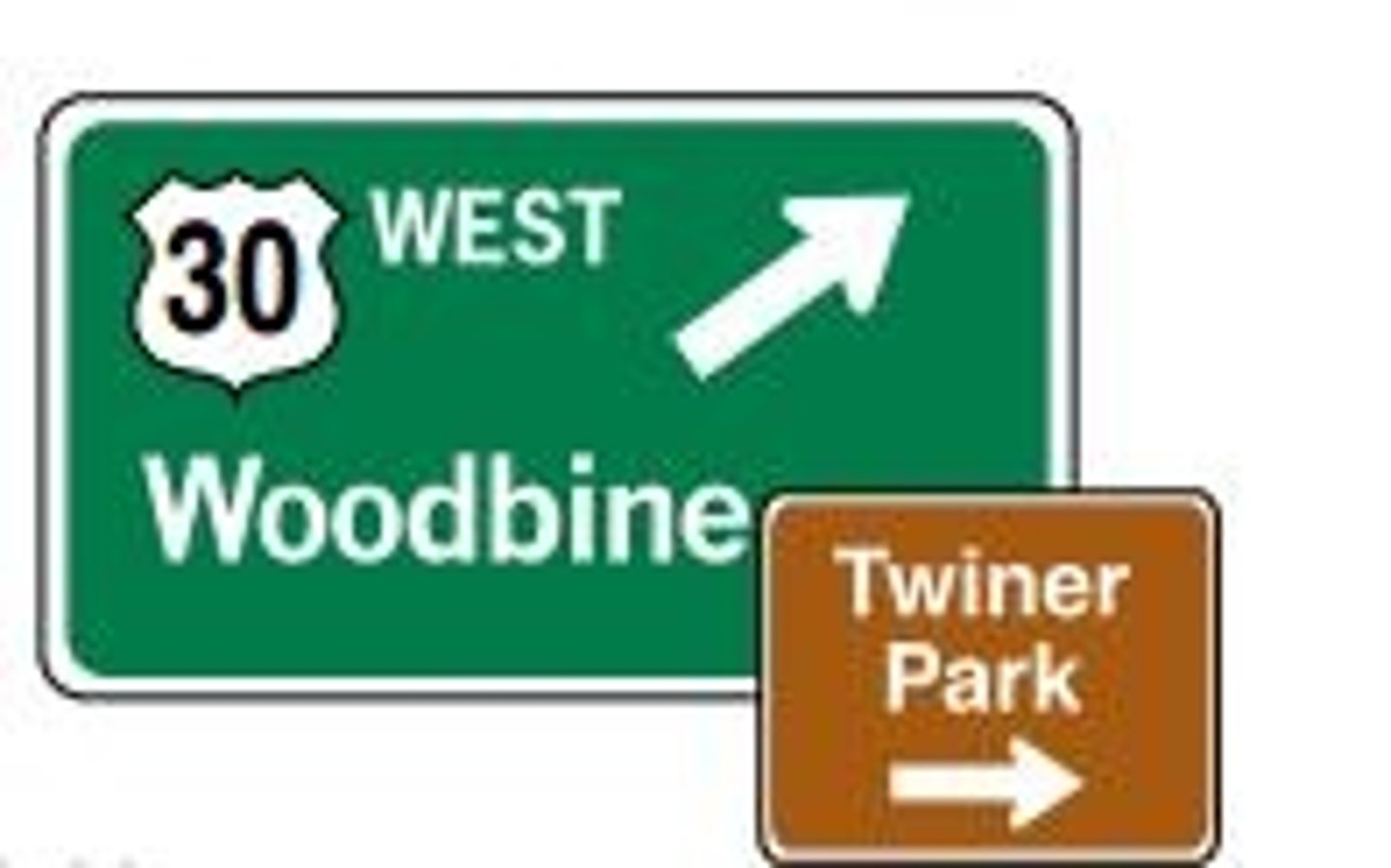 <p>rectangular or square signs that are blue, brown, or green. giver info about intersecting roads, direction of cities or towns and show points of interest like gas stations</p>